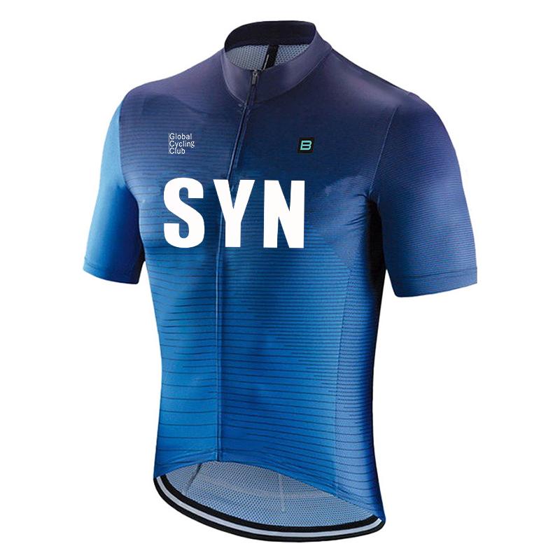 2026 SYN Cycling Sports Shirt Short Set Men s Cycling Top Cycling Shorts Road Cycling Jersey Cycling Bib Sponge Cushion Shorts S