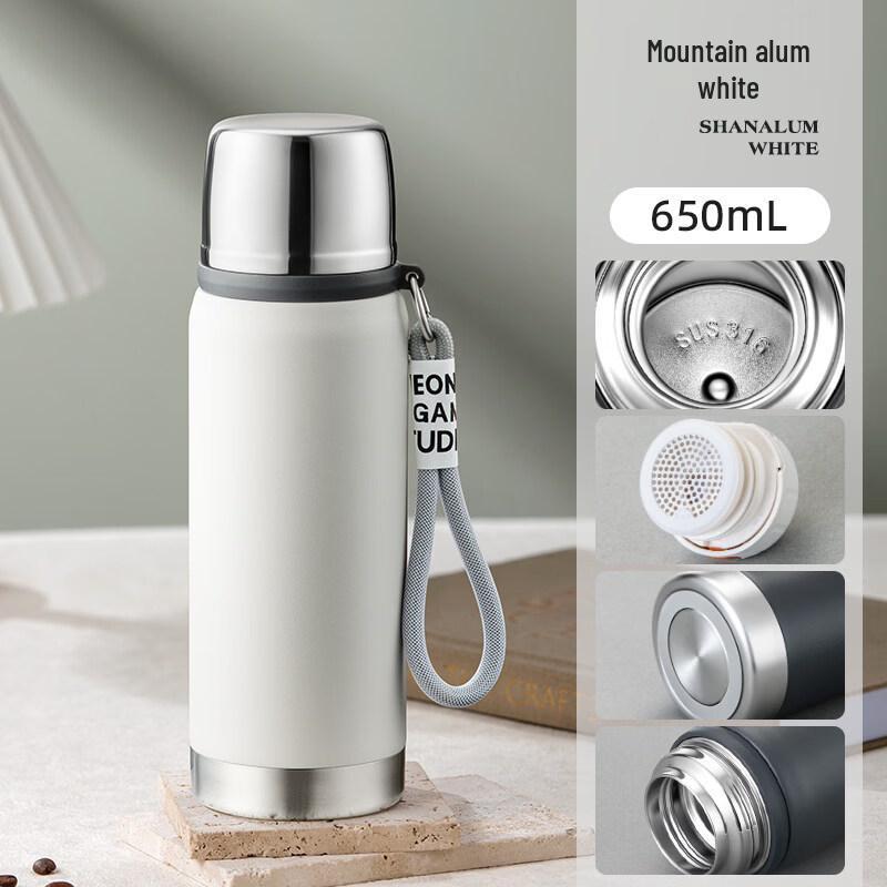 Xihe Portable Titanium Insulated Wide-Mouth Mug