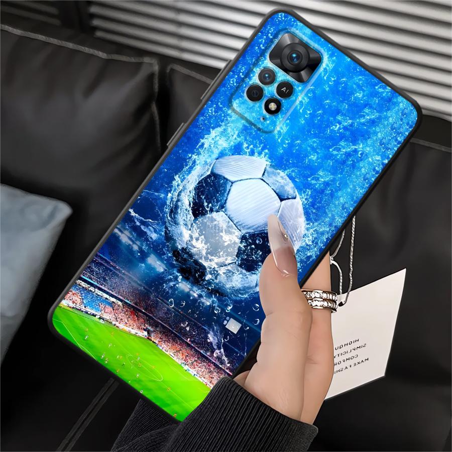 Case for Xiaomi Redmi Note 14 11S 14C 12S 12 11 Pro 12C 13C 10 A4 A5 13 Pro Plus K40 K80 A1 A2 A3 9 8 7 Phone Cover Football