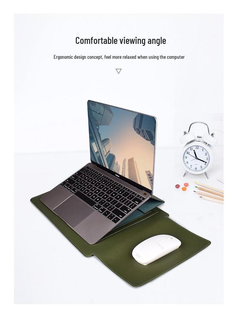 MacBook Laptop Tablet Protective Leather Case Stand for 13-15.6 inch Ultrabook Pro