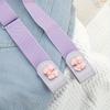 1pc Press Buckle Style Lazy Belt Women'S Versatile Jeans Belt Invisible No-Trace Elastic Stretch Belt Adjustable Length