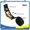 In Stock Rubber-Coated Self-Locking Ratchet Tie-Down Straps for Cargo and Luggage