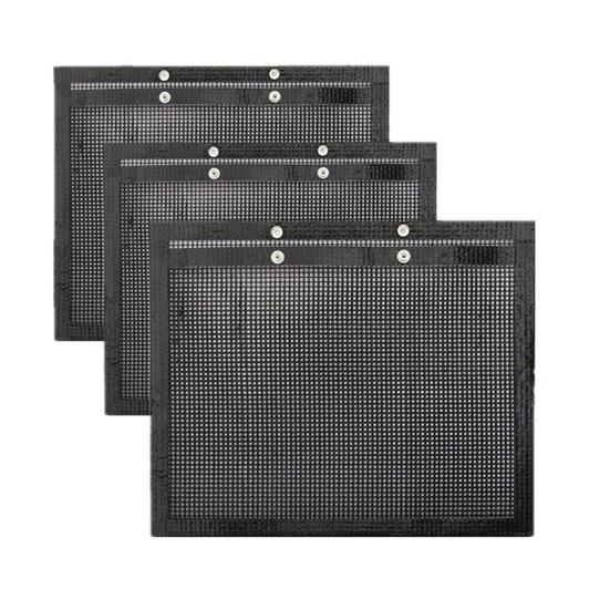 Grill Mesh Bag Non-stick Reusable Outdoor Grill Bag Heat-Resistant BBQ Grilling Accessories for Vegetables Meats Gas Charcoal Smokers Electric Grills