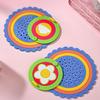Thickened Rainbow Floor Drain Cover Cartoon Sink Strainer Durable Bathroom Drain Stopper  Bathroom