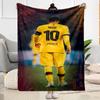 Messi 540 Blanket Comfortable Suitable for Bedding Picnics Couch Four Seasons Multipurpose Stylish Decor Unique Gift for Family and Friends Camping