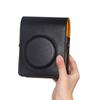 PU Case Solid Color Carry Case with Adjustable Shoulder Strap Portable Protective Case for Mini Shot 3 ERA/MS300
