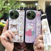Shockproof Soft Case Phone Case For Sharp Aquos R9/SH-51E Cute Anti-dust Kickstand Waterproof Anti-knock Protective Ring