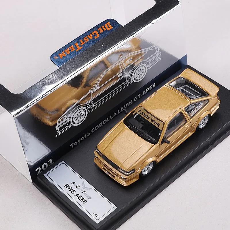

DCT 1:64 Toyota AE86 Wide-body Modified Version Car Model Collection High-end Simulated Alloy Die-casting Car Model золотий