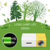 Excelvan YG300-Mini Multimedia Projector-Home Cinema Player 1080p Children 320 * 240 -Yellow White