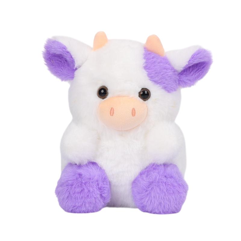 7 Inc Soft Pink Cow Plush Toy Cute Cartoon Strawberry Cow Calf Doll Children'S Toys Brithday Gift
