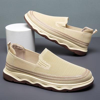 Male Shoe Non Slip Safety Height Increasing Sneakers Chunky Plain Common Adults Legitimate Classic Original Men's Casual Shoes