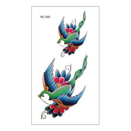 Waterproof Color Tattoo Stickers for All Ages