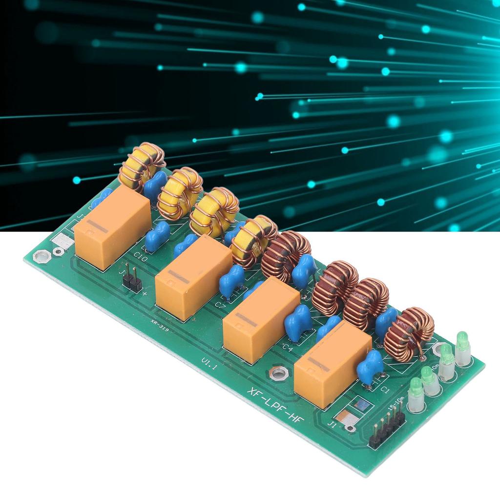 Tiefpassfilter Kurzwellen Stromversorgung Filterplatine Modul Elektronische Komponente 100W 12V