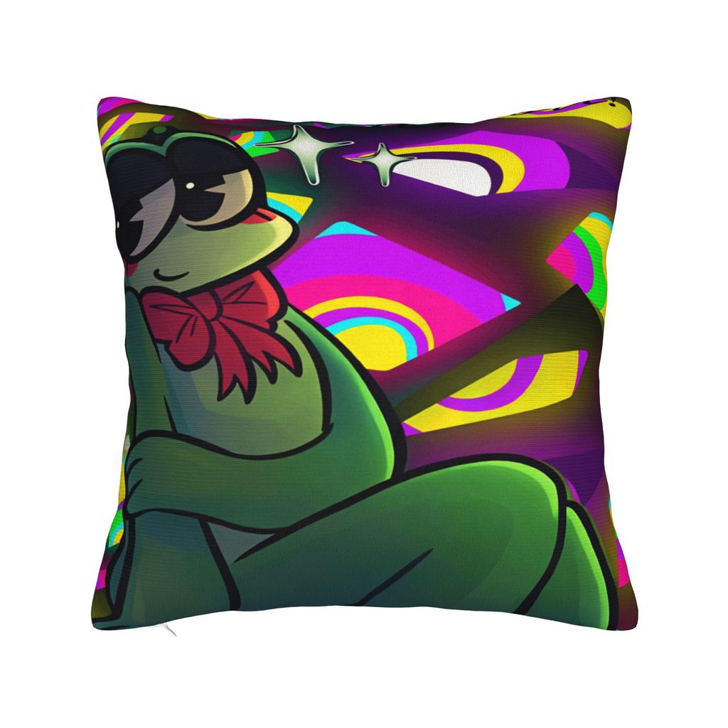 R-Ribbit Frog Pillow Cover TADC Novelty Pillow Case For Couch Sofa Bedroom Soft Cushion Cover Birthday Present