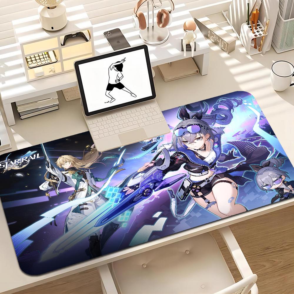 Honkai Star Rail Mousepad Boy Pad Natural Rubber Gaming Mousepad Desk Mat Size For Gameing World Of Tanks CS GO Zelda