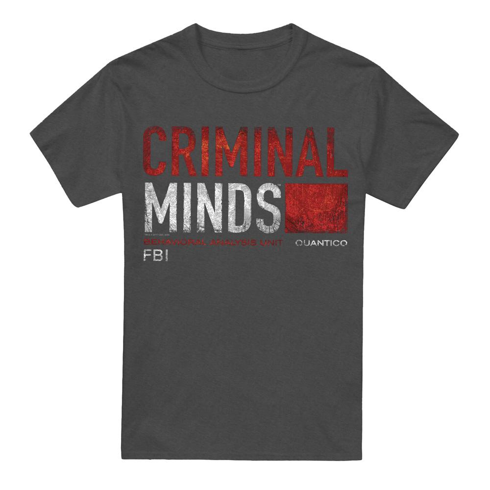 Criminal Minds Unisex Adult Title Card T-Shirt