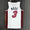 Miami Heat Basketball Jersey Custom Name Number Printed Sportswear Breathable Performance Shirt Men Women