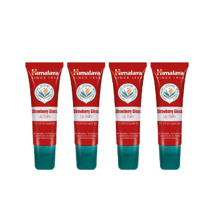 Himalaya Strawberry Lip Care 10g Lip Balm (4 Pack) (30322898)