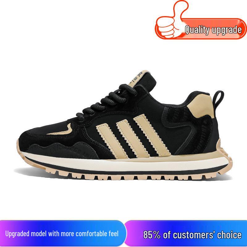 2025 Pánské trendy lehké kožené boty pro tátu – Všestranná ležérní sportovní obuv