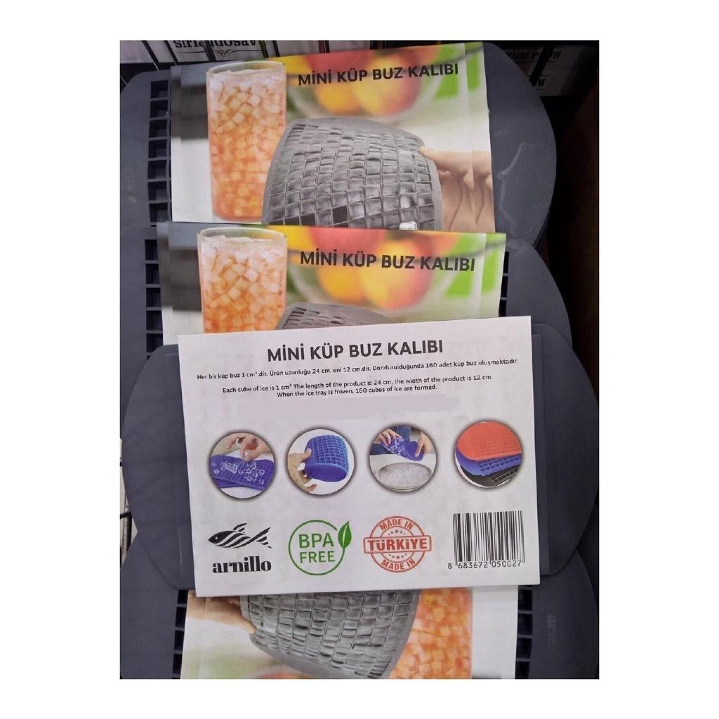 Flexible Silicone Ice Mold Mini Ice Cubes 24x12x1 Cm