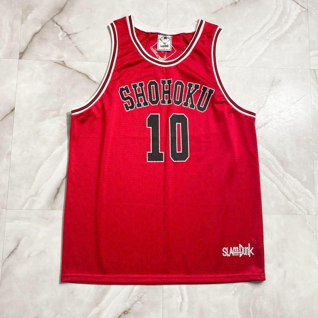 

[USED] A16270 Slam Dunk Shohoku Sakuragi Hanamichi 10 Basketball Uniform XL