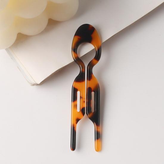 U-förmige Haargabel, leicht, rutschfest, für langes, dickes Haar, Hochsteckfrisur, Dutt, französische Haarnadel, Haar-Styling-Zubehör für Frauen und Mädchen