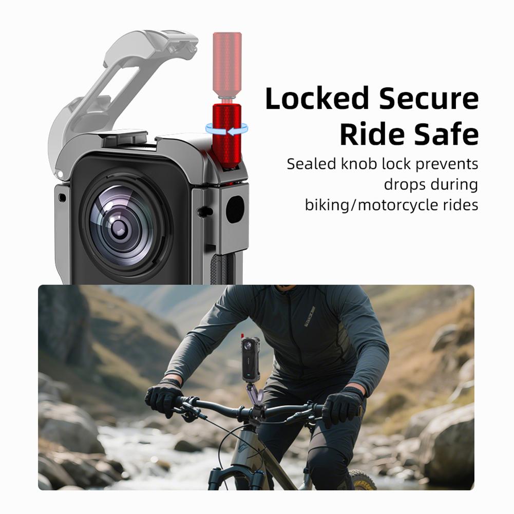 Protective Frame with Lens Guard Quick Release Protective Case Cold Shoe Mount Action Camera Frame for Insta360 X5 Action Camera