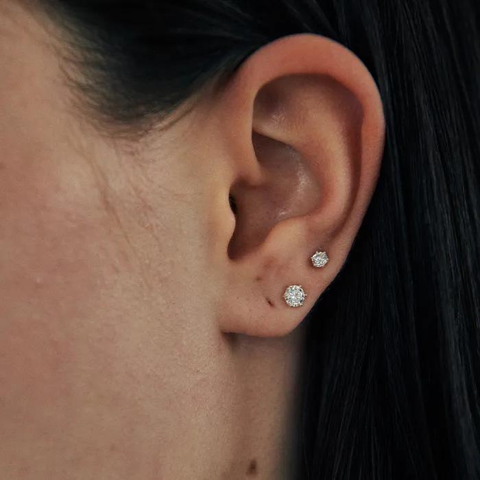 [925 silver] Deux.silver.216 / luz dew piercing (3 size)