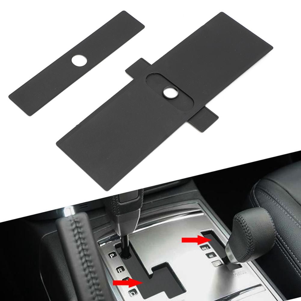 Car Gear Shift Panel Dust Cover Shift Lever Panel Trim Strip Rubber For Mitsubishi Pajero Montero V93 V97 V98 8015A066 8015A065