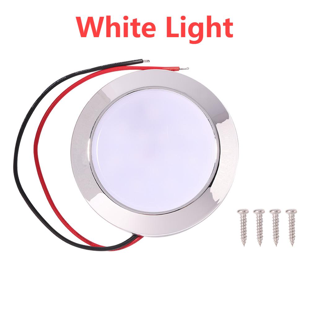 1.8W IP65 Waterproof 12V 24V Auto 24 SMT LED Dome Reading Lamp for Caravan RV Marine Car Interior Roof Ceiling Lights