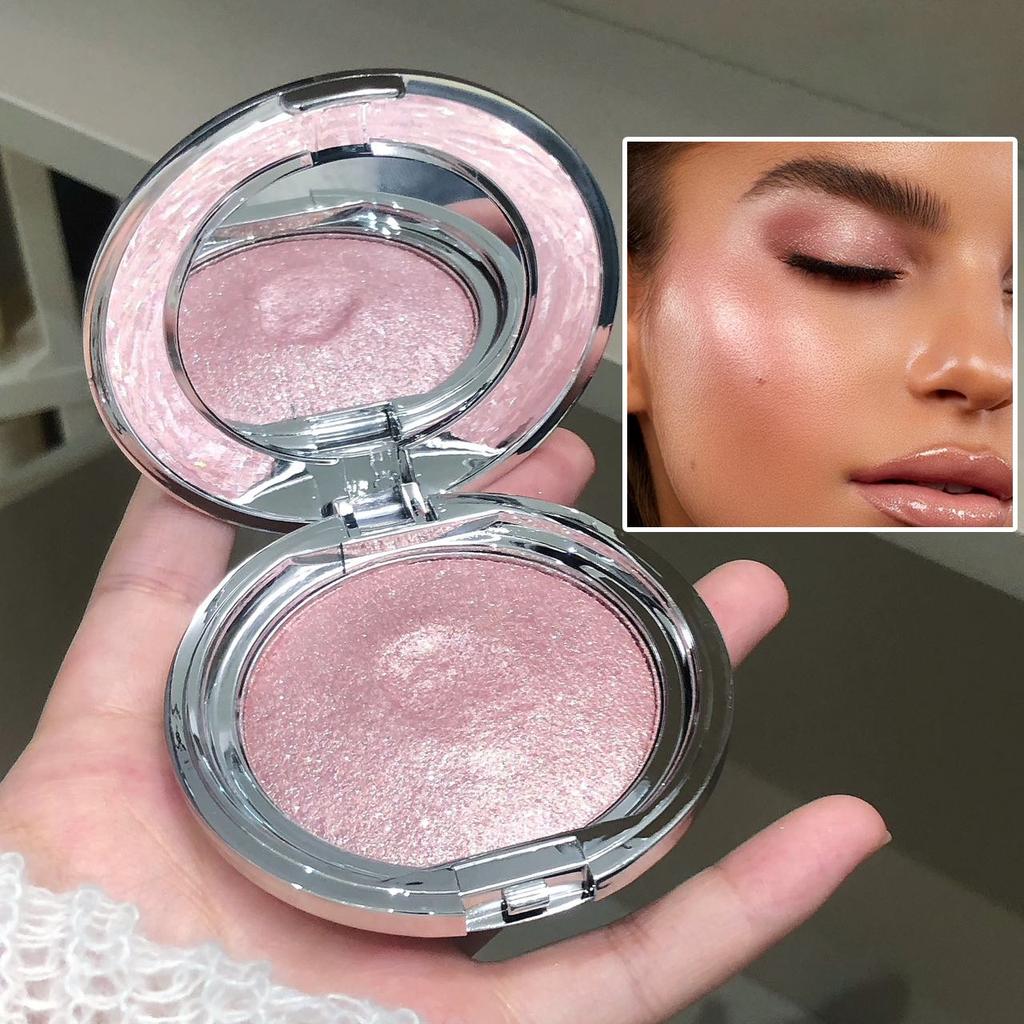 Pudră Iluminatoare Diamant Strălucitor Iluminator Cremos Machiaj pentru Față Corp Strălucire Naturală de Lungă Durată Pastă Iluminatoare Rezistentă la Transfer Ușor de Estompat