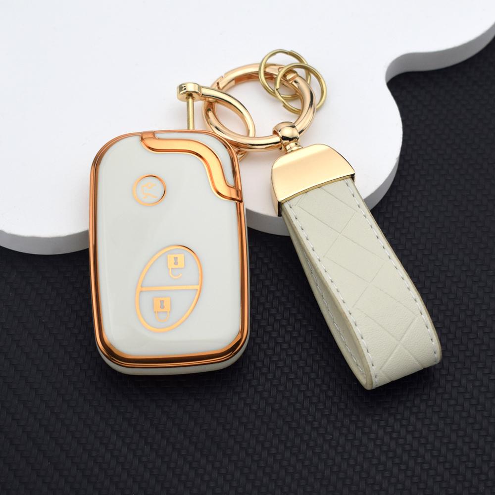 Anti-Scratch Key Holder For Lexus Es350 Rx270 Is250 Ct200H Gs300 Ls460 Gx460 Gx400 Is300C Es240 450H 460H Tpu Car Key Case Cover