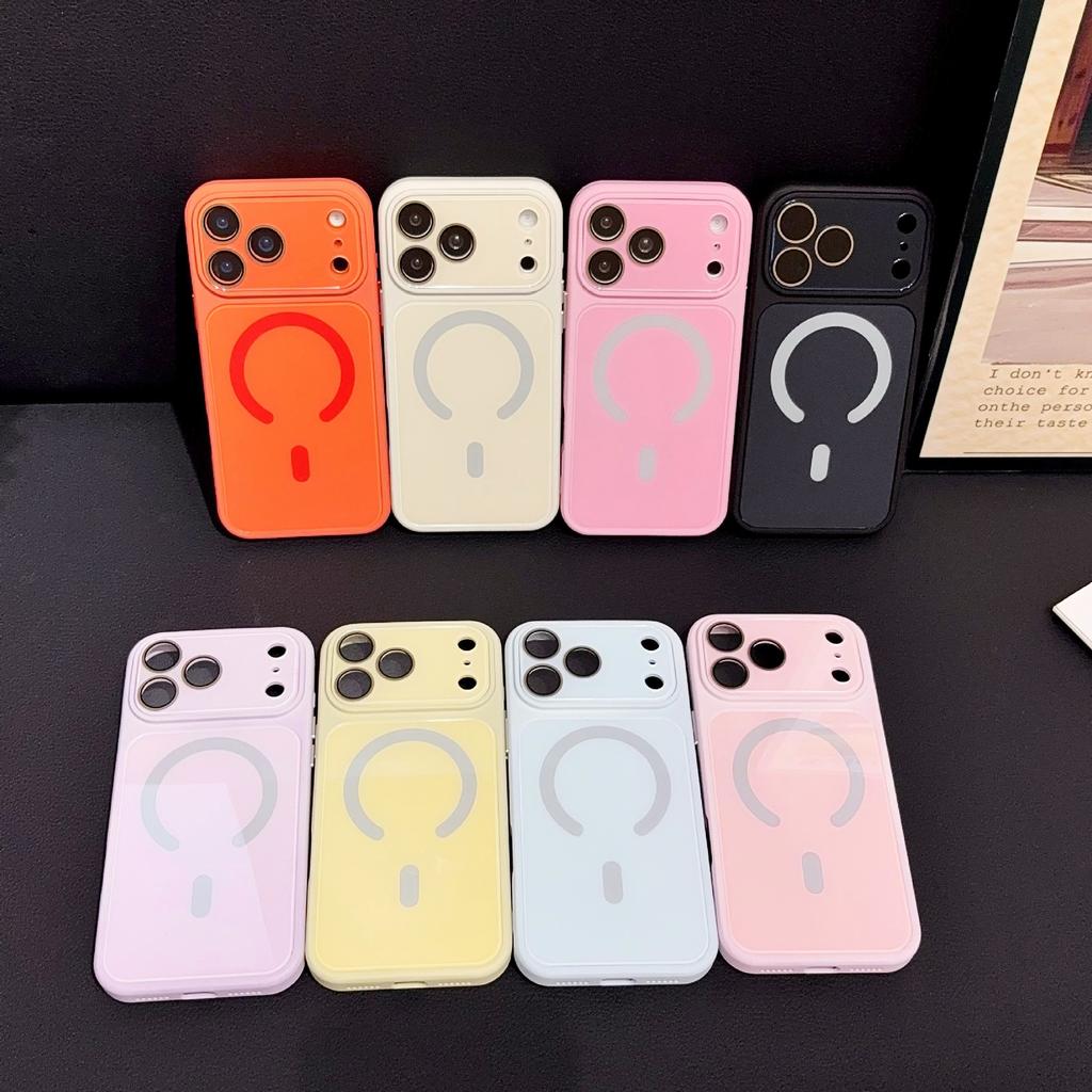 Amazon special protective case for iPhone17promax summer jelly magnetic Apple phone case