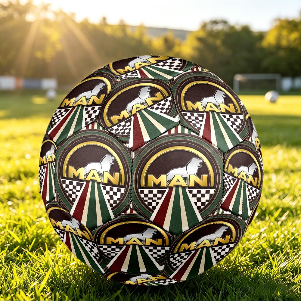 man truck Print Standard Size 5 Soccer Ball Durable Shock?Absorbing Ball For Training Match Outdoor Play