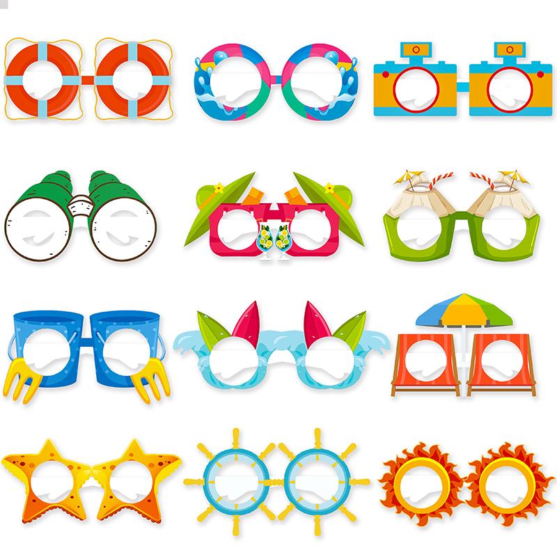 Hawaii Party Luau Flamingo Decoration Pineapple Coconut Drinking Cup Wedding Birthday Summer Hawaiian Tropical Party Decorations