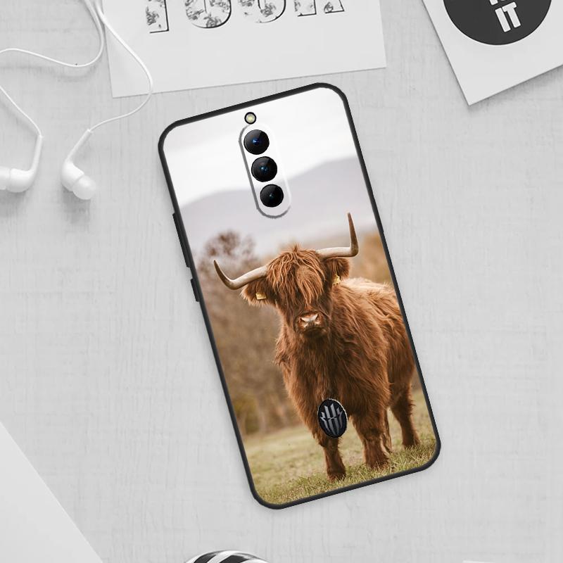 Highland Cows Case For ZTE Nubia Red Magic 11 Pro 8 8S 9 9S 10 10S Pro Plus 5G 6 7 7S 6S Pro 10 Air Cover