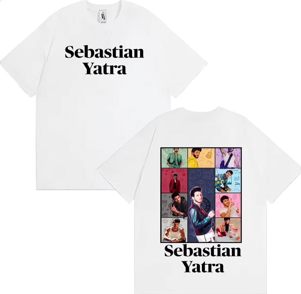 Sebastian Yatra Entre Tanta Gente Tour 2026 Merch Tshirt Unisex Women Fashion High Street T Shirt Cotton Comfort Summer T Shirt