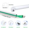 1M PVC Flexible Kabelkanal, Selbstklebende Wand-Kabelabdeckung, Verlängerungskabel-Verstecker, Drahtverstecker und Schutz-Management
