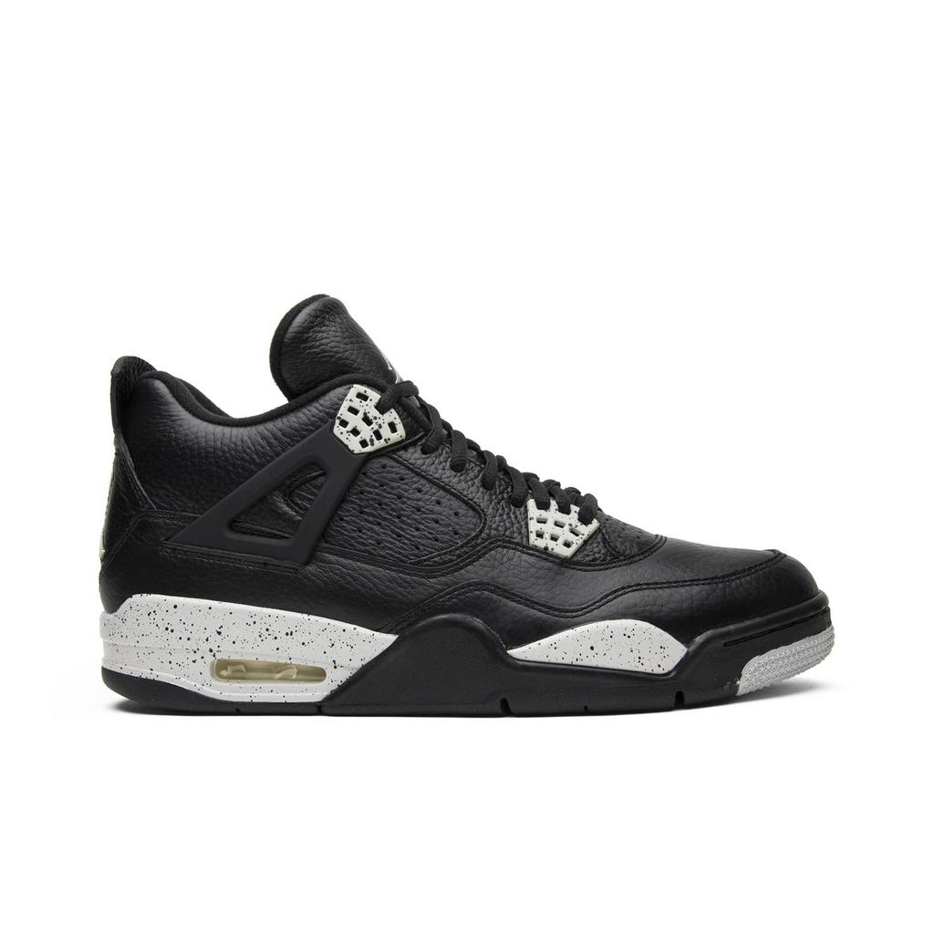 Air Jordan 4 Retro LS 'Oreo' 2015 (Unisex) Black / Tech Grey / Black Vintage Basketball Shoes 314254 003