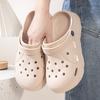 Women's Fashion Platform Sandals Summer Thick Sole Soft Eva Clogs Garden Shoes for Women Hollow Out Non Slip Beach Sandals