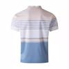 Nuova Polo Casual da Uomo Estiva con Collo a Rever, Bottoni, Strisce e Color Blocking T-shirt Top