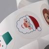 100-500pcs Merry Christmas Snowman Sticker Christmas Party Decor Sticker New Year Gift Box Sealed Baking Cake Tag