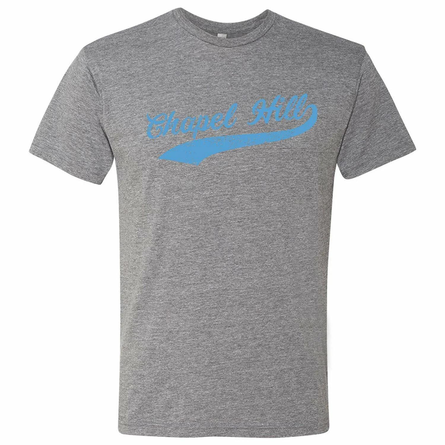 Chapel Hill City Baseball Script - Pride Triblend T Shirt - Premium Heather 2XL