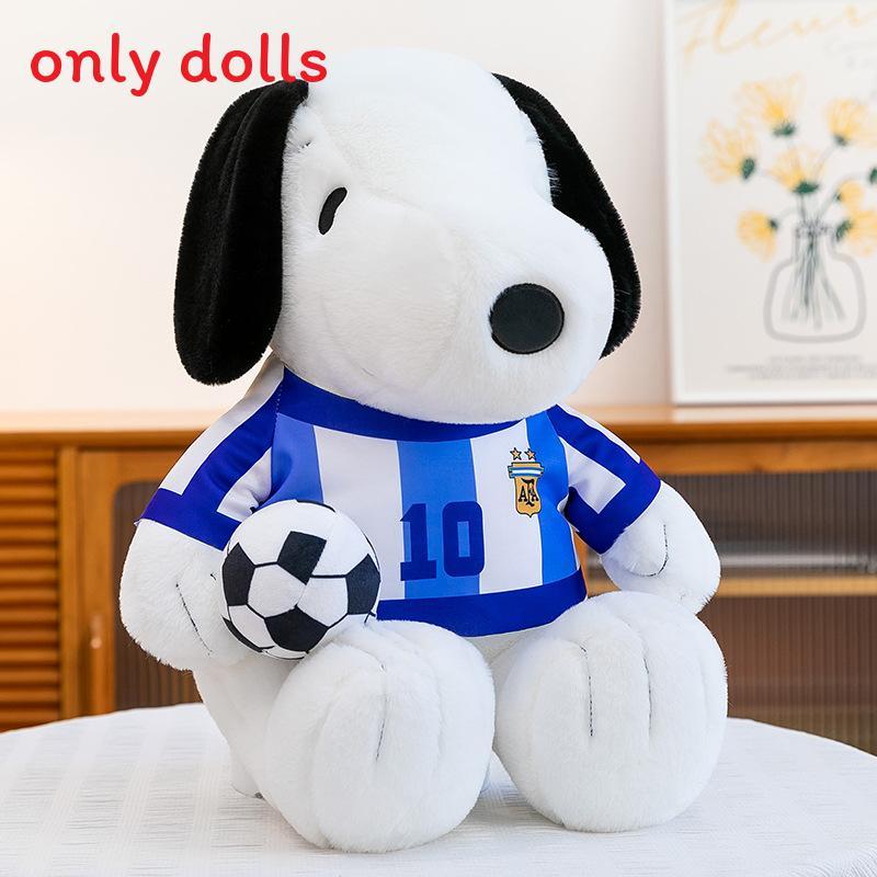

Football Snoopy Plush Toy With Pp Cotton Fill For Kids And Collectors 35cm синий