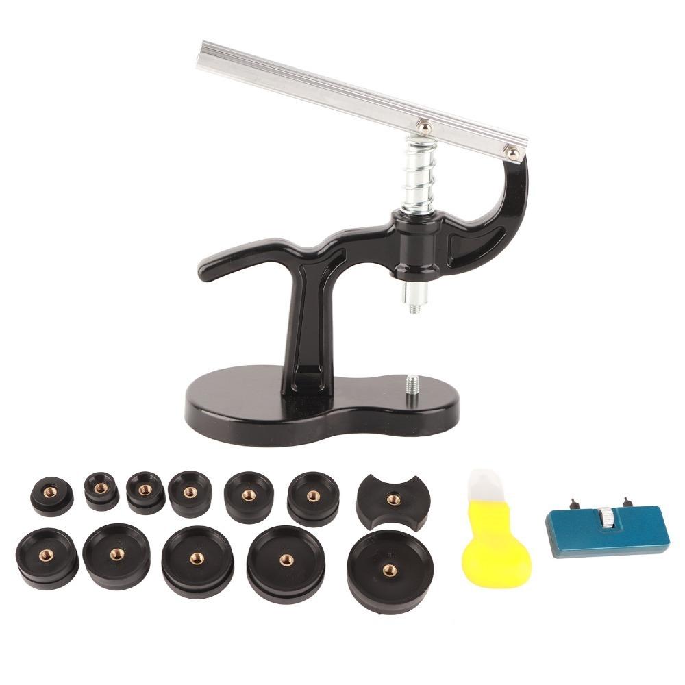

16Pcs 16PCS Watch Repair Kit With Scale Case Opener Practical Watch Press Machine Watchmaker Repair 16Pcs