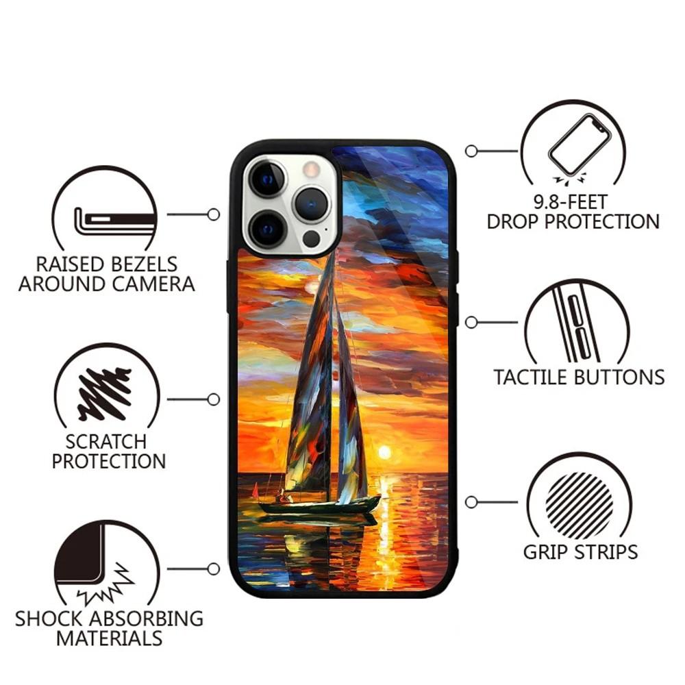 

L-Leonid A-Afremov Oil Painting Phone Case For iPhone 16,15,14,13,12,11,Plus,Pro,Max,Mini Magsafe Magnetic Wireless Charging iPhone16pro