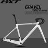 BXT T1000 Quadro de Carbono para Gravel Quadro para Bicicleta de Gravel com Freio a Disco Eixo Passante 700C/27.5er Quadro de Bicicleta de Estrada Roteamento Interno de Cabos Gancheira UDH