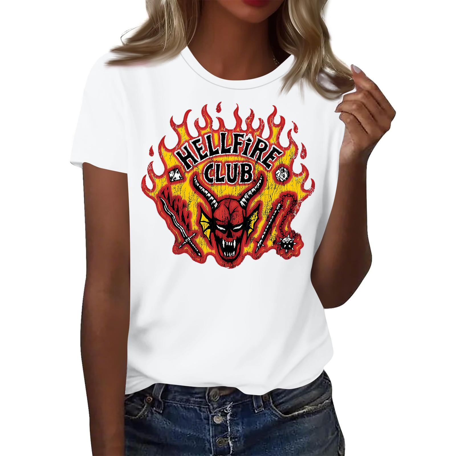 

Женская модная и повседневная футболка с длинным рукавом и принтом, с коротким рукавом XL белый