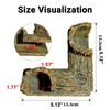 Fish Tunnel Resin Double Entrance Comfortable Resting Fish Tunnel For Aquarium Decorations For Tank Breeding Hiding Stuff Water