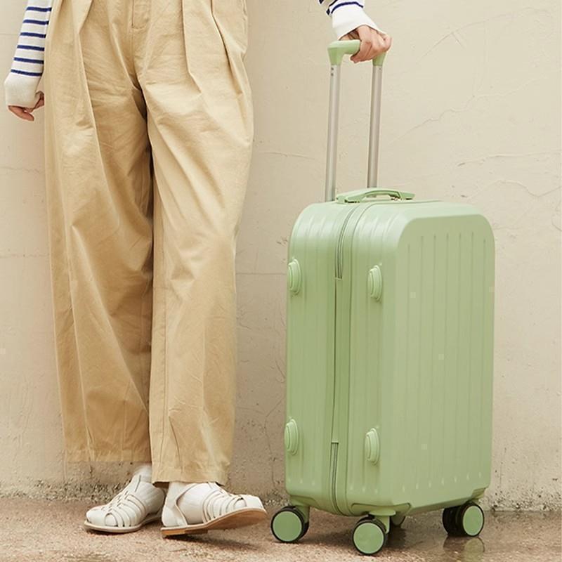 Durable College Student Trolley Suitcase with Combination Lock